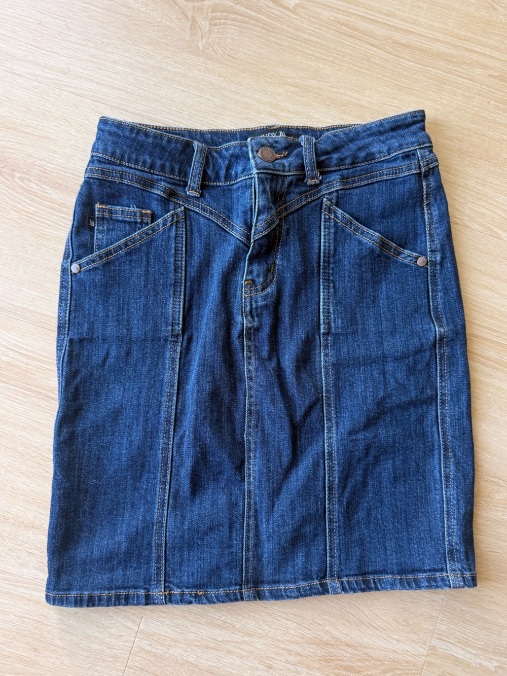 Judy Blue Dark Blue Denim Pencil Skirt